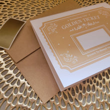 Load image into Gallery viewer, Golden Ticket Scratch Off Surprise Card