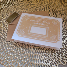 Load image into Gallery viewer, Golden Ticket Scratch Off Surprise Card