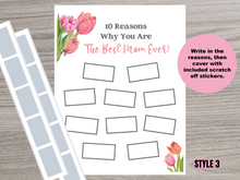 Load image into Gallery viewer, Best Mom / Grandma Ever Scratch Off Card