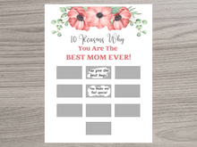 Load image into Gallery viewer, Best Mom / Grandma Ever Scratch Off Card
