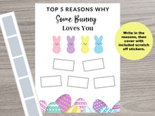 Load image into Gallery viewer, Some Bunny Loves You Easter Scratch Off Card | 3 Options