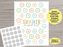 Load image into Gallery viewer, Summer Bucket List Scratch Off Chart