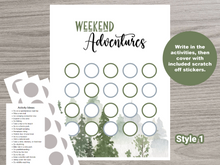 Load image into Gallery viewer, Weekend Adventures Scratch Off Chart | 3 Options