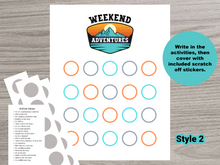 Load image into Gallery viewer, Weekend Adventures Scratch Off Chart | 3 Options