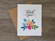 Load image into Gallery viewer, Thank You Floral Bouquet Card
