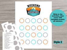 Load image into Gallery viewer, Weekend Adventures Scratch Off Chart | 3 Options

